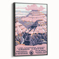 Grand Canyon Vintage Travel Poster - Classic Retro Wall Art