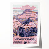 Grand Canyon Vintage Travel Poster - Classic Retro Wall Art
