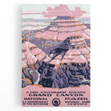 Grand Canyon Vintage Travel Poster - Classic Retro Wall Art