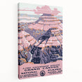 Grand Canyon Vintage Travel Poster - Classic Retro Wall Art