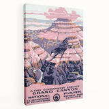 Grand Canyon Vintage Travel Poster - Classic Retro Wall Art