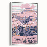 Grand Canyon Vintage Travel Poster - Classic Retro Wall Art