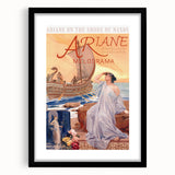 Ariane Vintage Travel Poster - Retro Nautical Opera Art