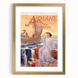 Ariane Vintage Travel Poster - Retro Nautical Opera Art