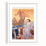 Ariane Vintage Travel Poster - Retro Nautical Opera Art