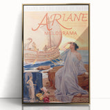 Ariane Vintage Travel Poster - Retro Nautical Opera Art