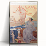 Ariane Vintage Travel Poster - Retro Nautical Opera Art