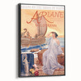 Ariane Vintage Travel Poster - Retro Nautical Opera Art
