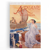 Ariane Vintage Travel Poster - Retro Nautical Opera Art