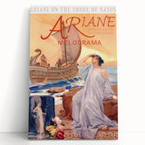 Ariane Vintage Travel Poster - Retro Nautical Opera Art
