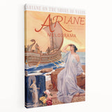 Ariane Vintage Travel Poster - Retro Nautical Opera Art