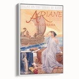 Ariane Vintage Travel Poster - Retro Nautical Opera Art