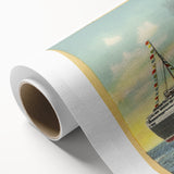 S.S. Queen Mary Poster – Vintage Ocean Liner Travel Art