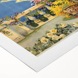 Sanremo Vintage Travel Poster - Retro Coastal Italian Art