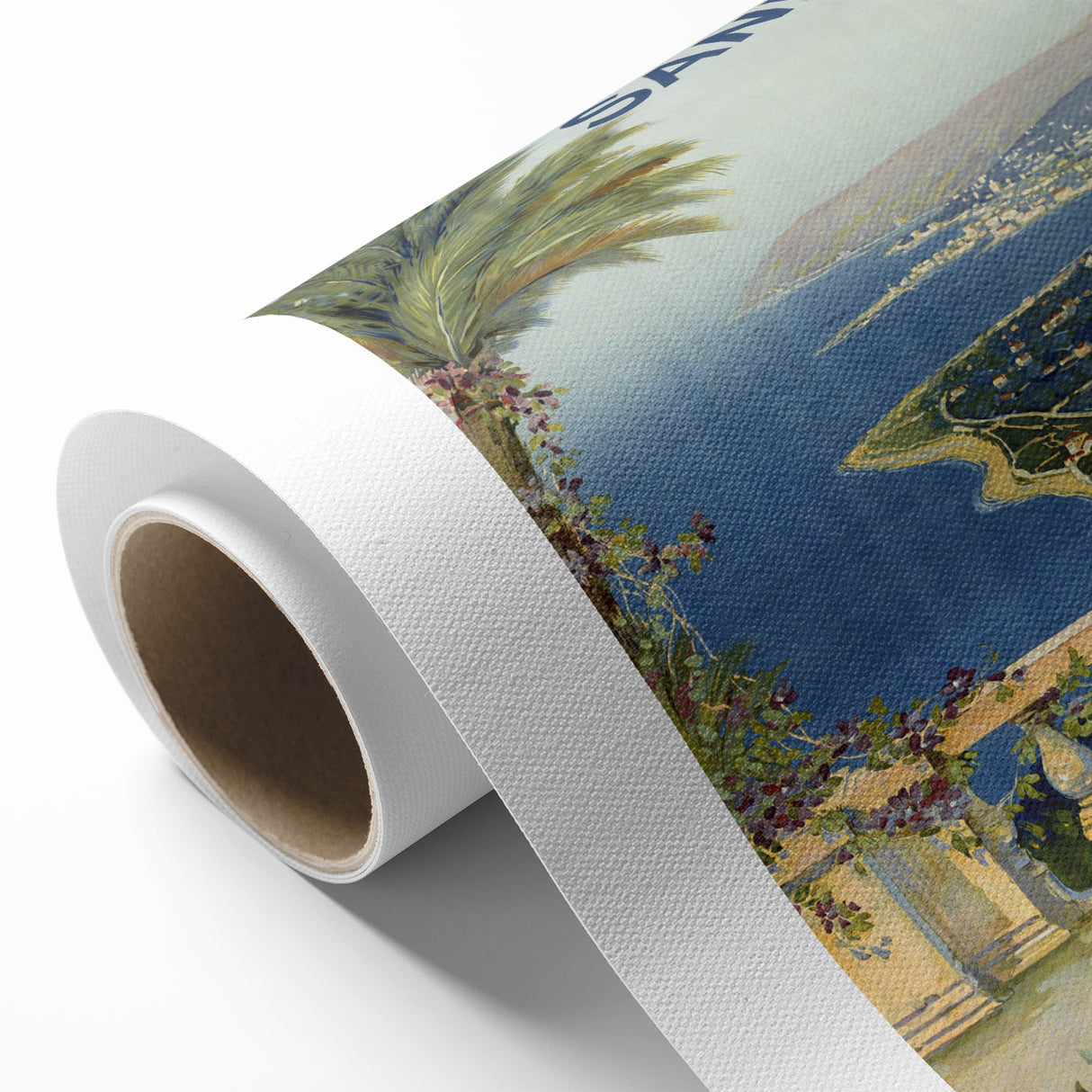 Sanremo Vintage Travel Poster - Retro Coastal Italian Art