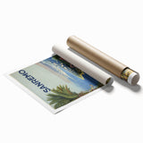 Sanremo Vintage Travel Poster - Retro Coastal Italian Art