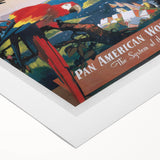 Caribbean Vintage Travel Poster - Retro Pan Am Aviation Art