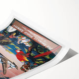 Caribbean Vintage Travel Poster - Retro Pan Am Aviation Art