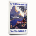 South Sea Isles Vintage Travel Poster - Retro Pan Am Art