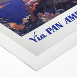 South Sea Isles Vintage Travel Poster - Retro Pan Am Art