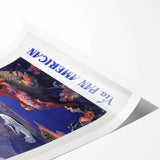 South Sea Isles Vintage Travel Poster - Retro Pan Am Art