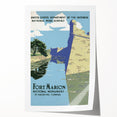 Fort Marion Vintage Travel Poster - Retro Florida Landmark Art