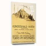 Vintage Travel Poster - Istanbul Mosque | Classic Travel Art Print