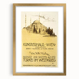 Vintage Travel Poster - Istanbul Mosque | Classic Travel Art Print