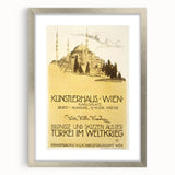 Vintage Travel Poster - Istanbul Mosque | Classic Travel Art Print