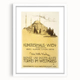 Vintage Travel Poster - Istanbul Mosque | Classic Travel Art Print
