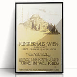 Vintage Travel Poster - Istanbul Mosque | Classic Travel Art Print