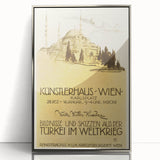 Vintage Travel Poster - Istanbul Mosque | Classic Travel Art Print