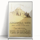 Vintage Travel Poster - Istanbul Mosque | Classic Travel Art Print