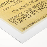 Vintage Travel Poster - Istanbul Mosque | Classic Travel Art Print