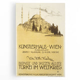 Vintage Travel Poster - Istanbul Mosque | Classic Travel Art Print