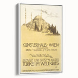 Vintage Travel Poster - Istanbul Mosque | Classic Travel Art Print