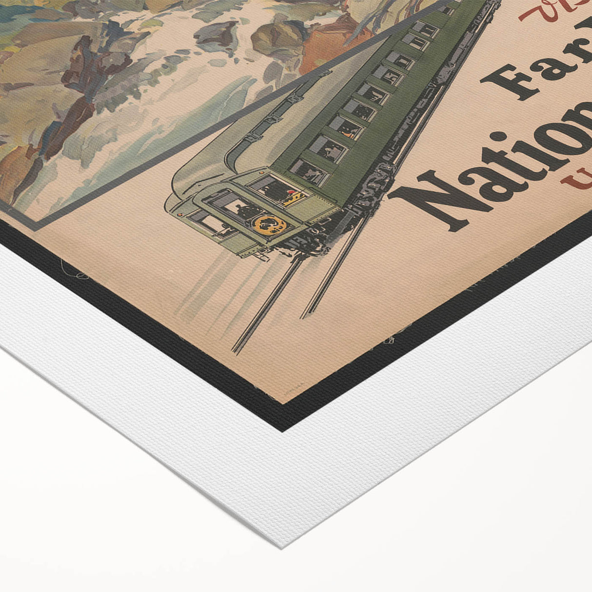 Vintage Travel Poster - Far West National Parks | Retro Travel Art