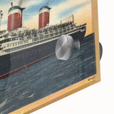 Vintage S.S. United States Travel Poster - Retro Ocean Liner Art