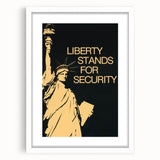 Vintage Travel Poster - Statue of Liberty | Retro Travel Art Print