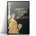 Vintage Travel Poster - Statue of Liberty | Retro Travel Art Print