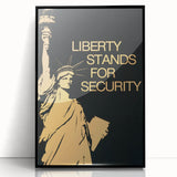 Vintage Travel Poster - Statue of Liberty | Retro Travel Art Print