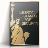 Vintage Travel Poster - Statue of Liberty | Retro Travel Art Print