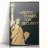 Vintage Travel Poster - Statue of Liberty | Retro Travel Art Print