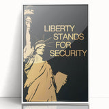 Vintage Travel Poster - Statue of Liberty | Retro Travel Art Print