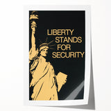Vintage Travel Poster - Statue of Liberty | Retro Travel Art Print