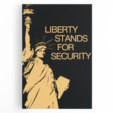 Vintage Travel Poster - Statue of Liberty | Retro Travel Art Print