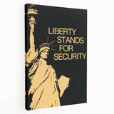 Vintage Travel Poster - Statue of Liberty | Retro Travel Art Print