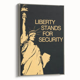 Vintage Travel Poster - Statue of Liberty | Retro Travel Art Print