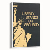 Vintage Travel Poster - Statue of Liberty | Retro Travel Art Print