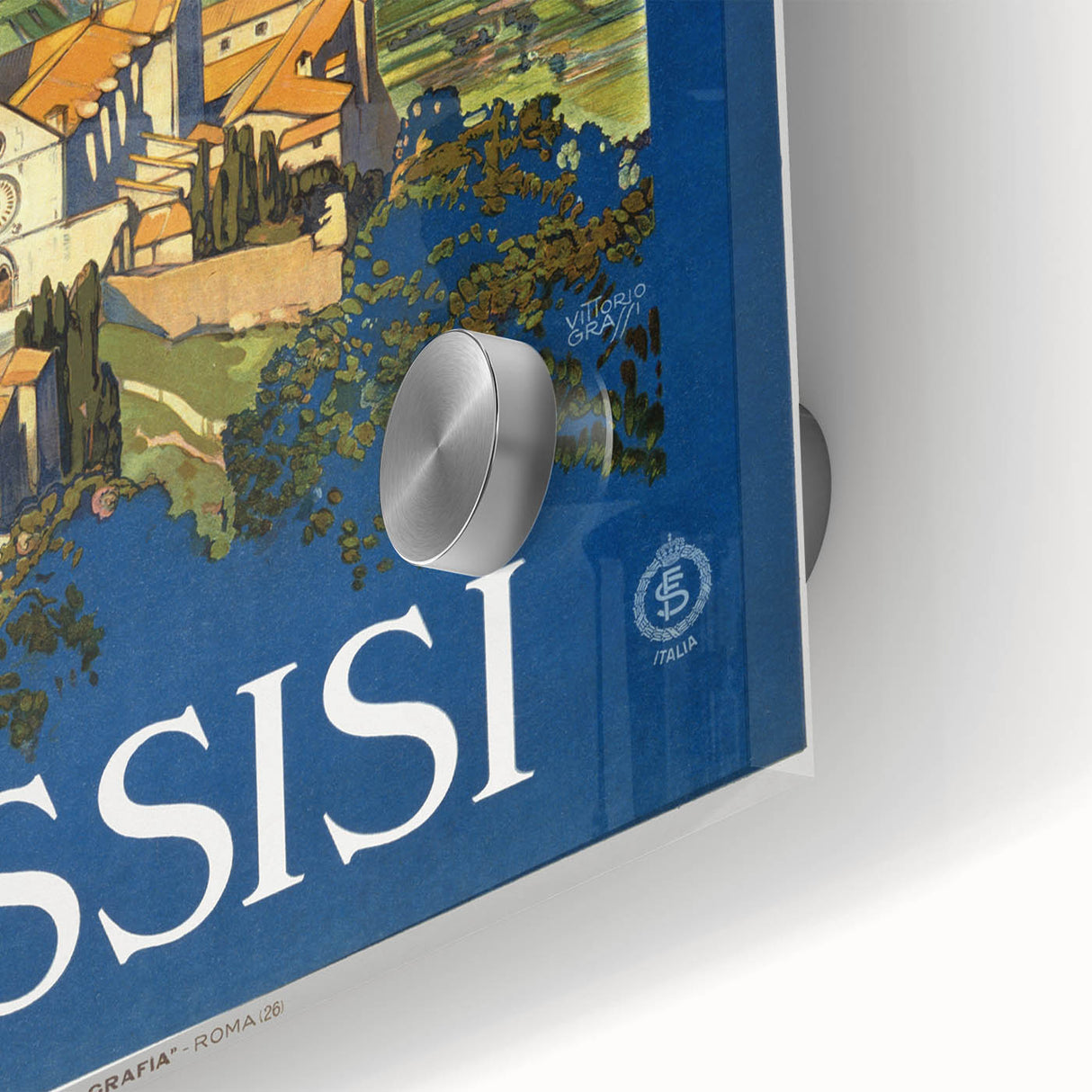 Vintage Travel Poster - Assisi, Italy | Classic Travel Art Print